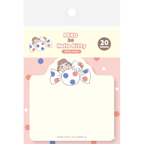 PEKO×サンリオキャラクターズ 型抜き付箋/ドットA