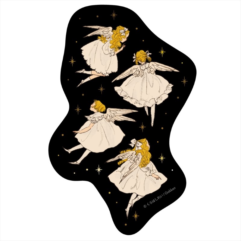 くらはしれい 箔押しステッカー カルテット