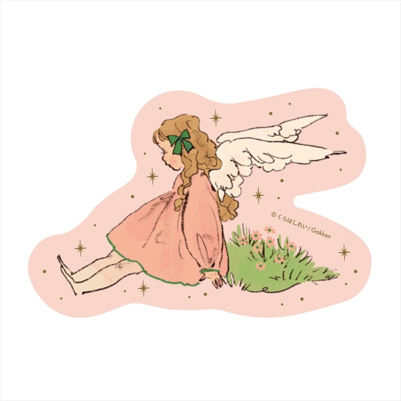 くらはしれい 箔押しステッカー ひとやすみ