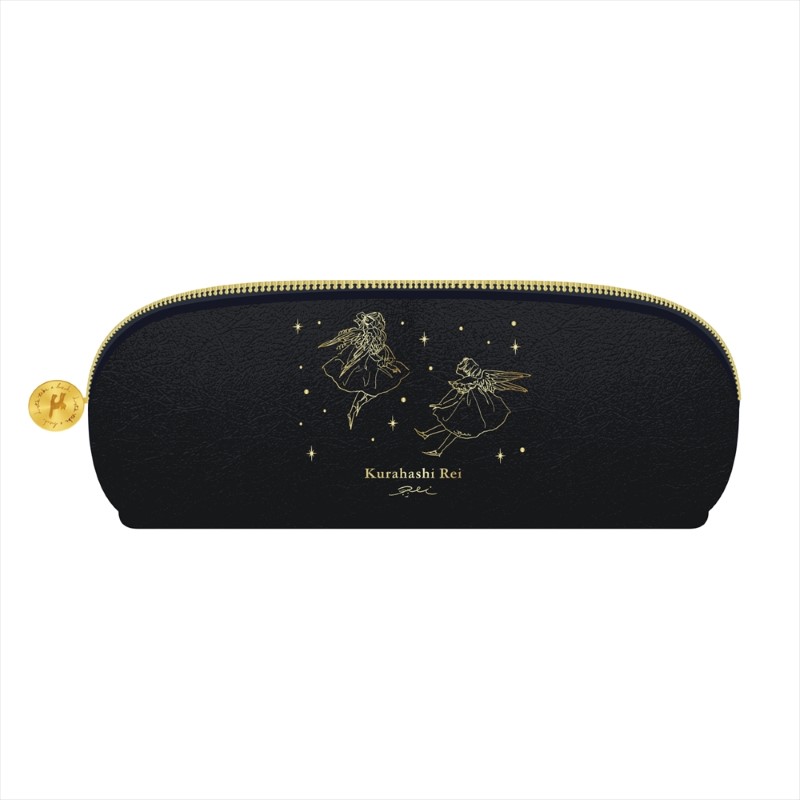 くらはしれい 合皮ペンケース BK