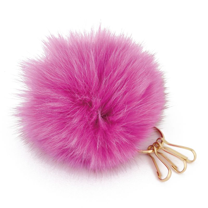 Tippi Fur バッグキーホルダー PK