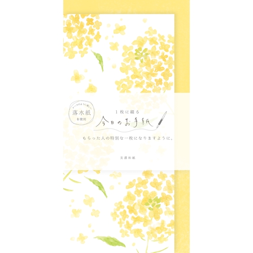 今日のお手紙 菜の花