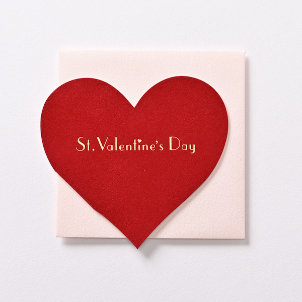 バレンタインミニカード ハート型カード GV-3509