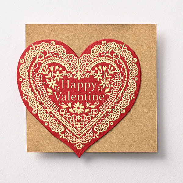 バレンタイン ミニカード GV-3804