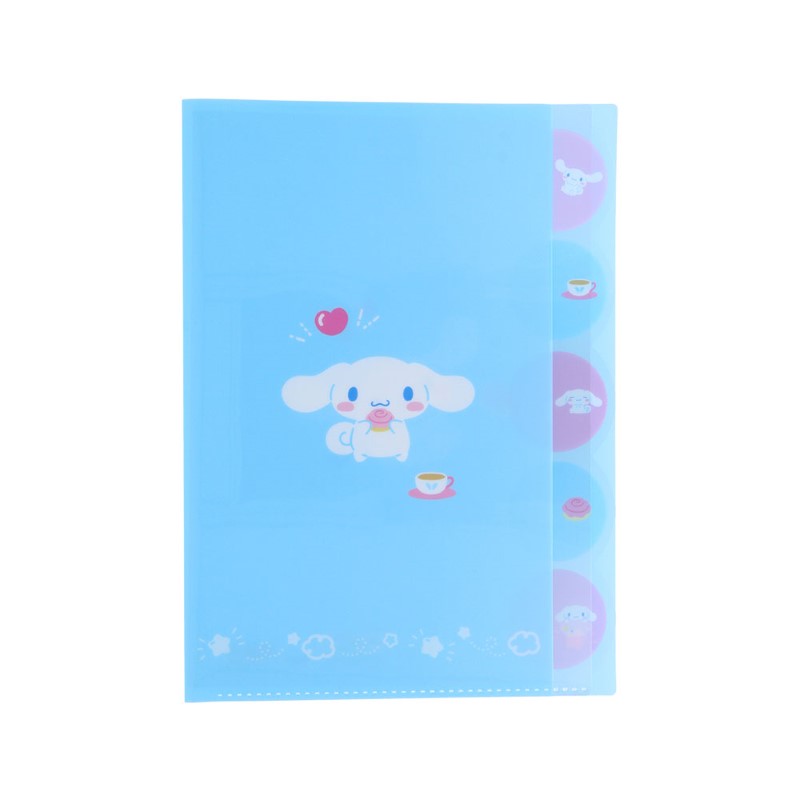 SANRIO ダイカットクリアファイル5P  ステショPastel / シナモロール