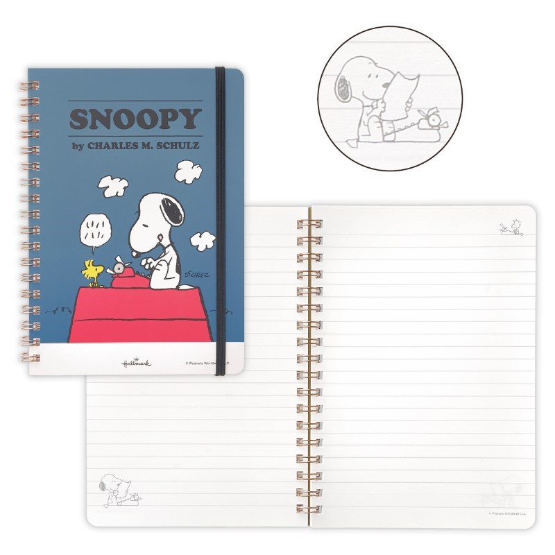 PEANUTS  リングノート  TYPEWRITER/NV