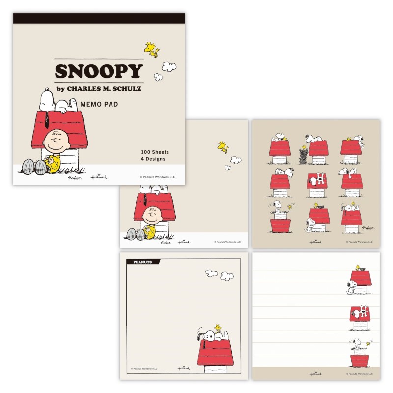 PEANUTS  メモパッド  HOUSE/GYBE