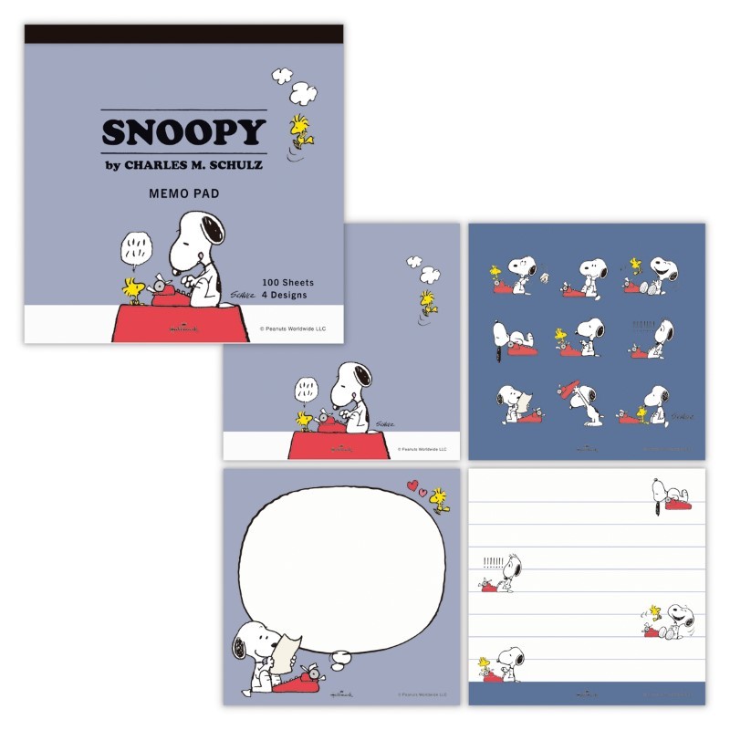 PEANUTS  メモパッド  TYPEWRITER/NV