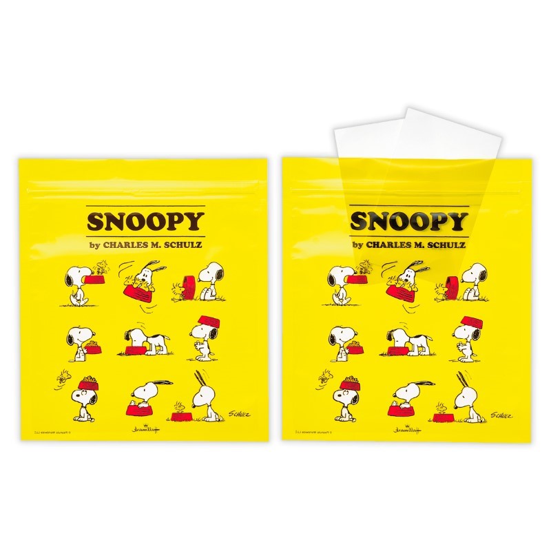 PEANUTS  ジッパーバックﾞDISH/YE