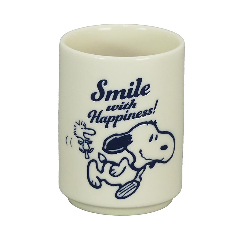 PEANUTS スヌーピーのごちそうシリーズ feast 寿司湯呑 /ホワイト