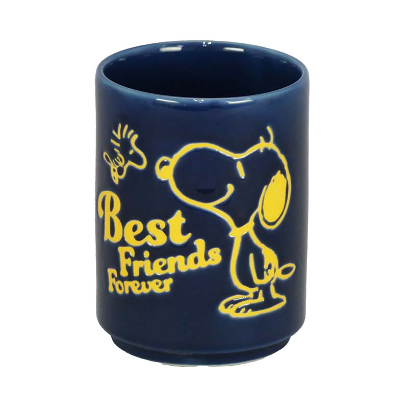 SNOOPY スヌーピーのごちそうシリーズ feast 寿司湯呑 /ネイビー