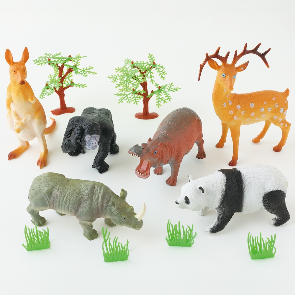 yao フィギュア/Wild Animals 6pcs-B