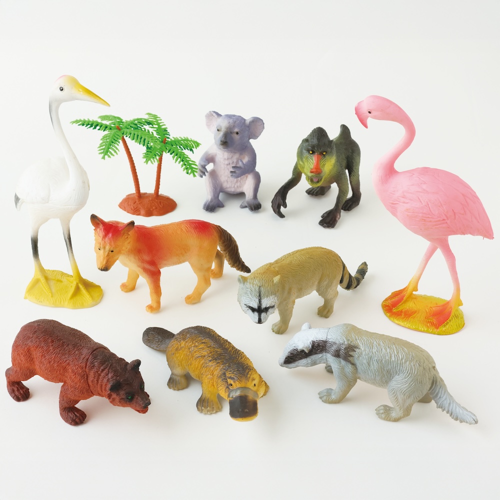 yao フィギュア/Wild Animals 9pcs-B
