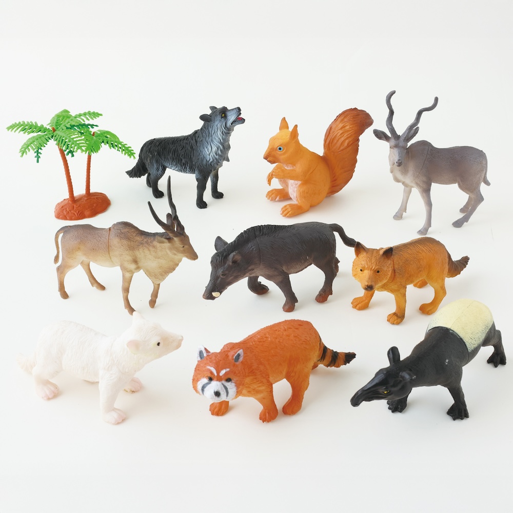 yao フィギュア/Wild Animals 9pcs-C