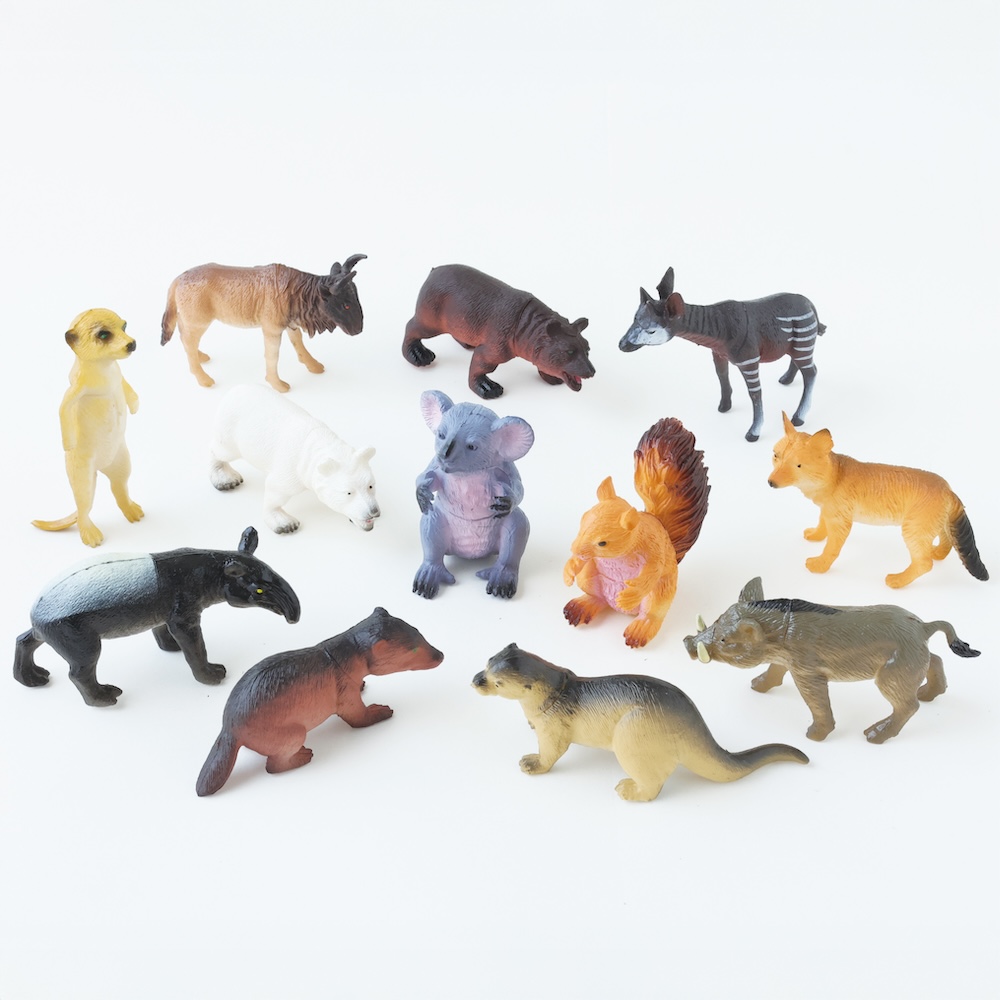 yao フィギュア/Rare Animals 12pcs-B