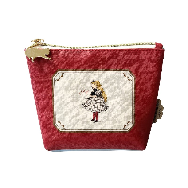 くらはしれい KR 舟形ポーチ/RED