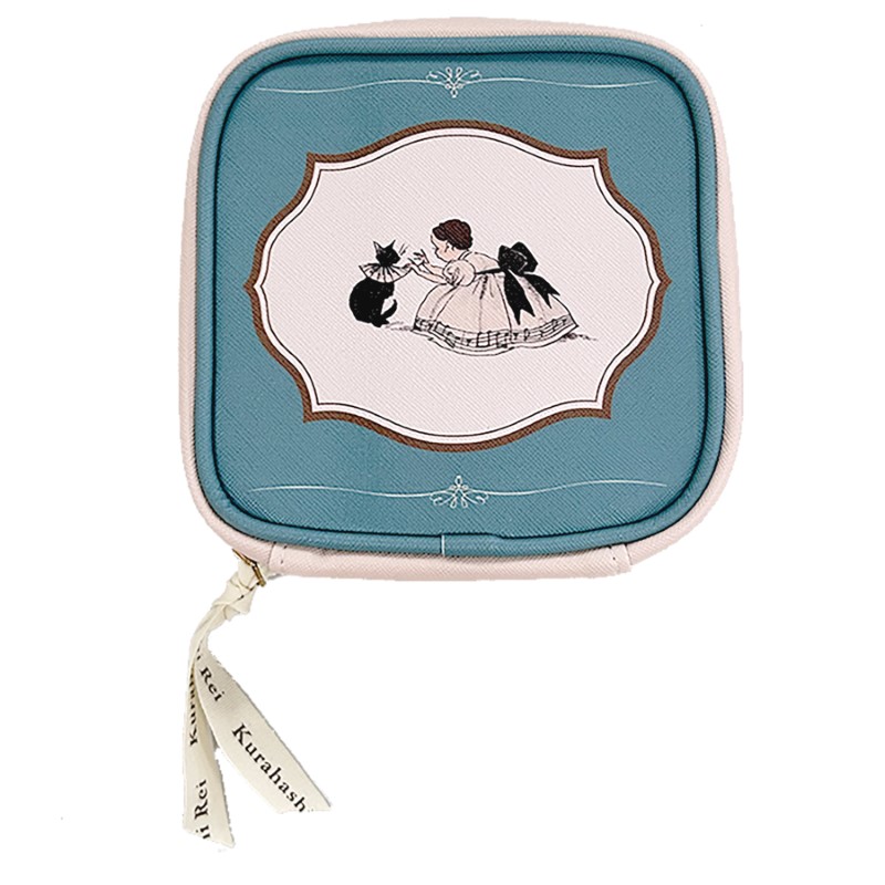 くらはしれい KR スクエアポーチ/GRN