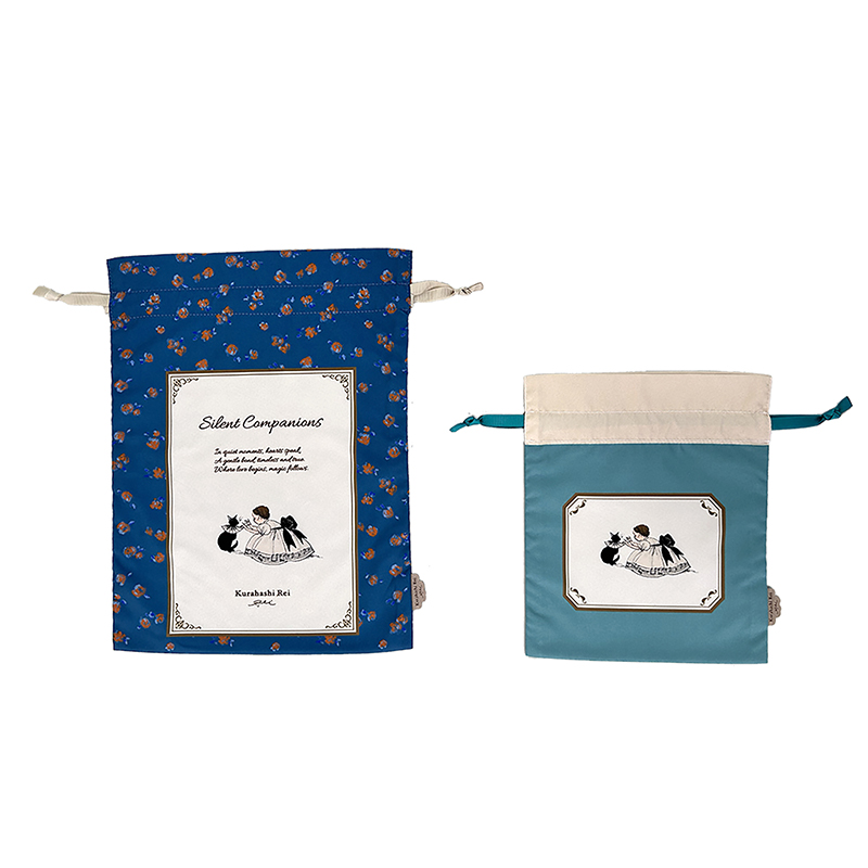 くらはしれい KR 巾着2枚セット/ねこふんじゃった