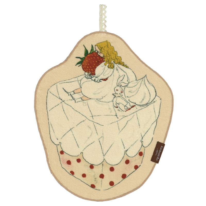 くらはしれい KR プリントループタオル/BEG