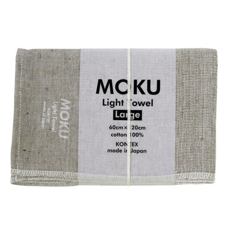 MOKU ライトタオル Lサイズ グレー