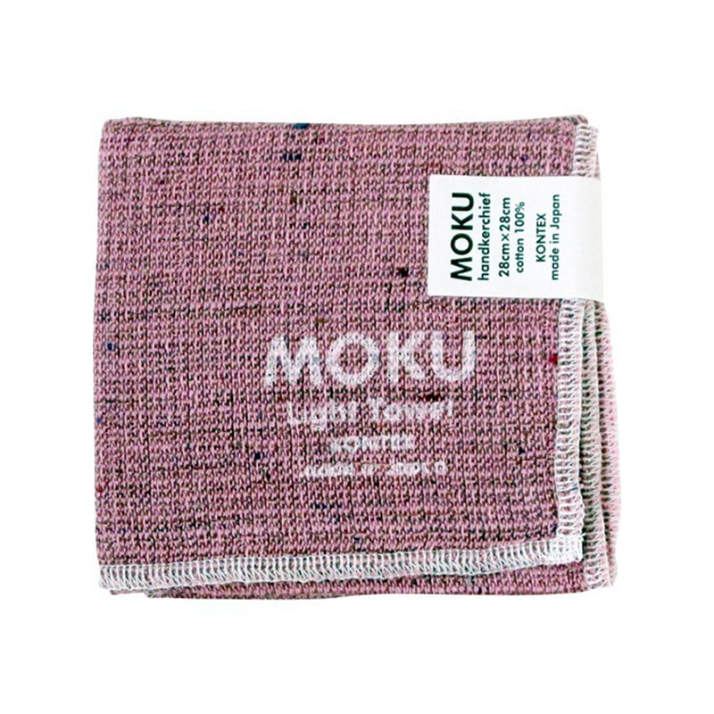 MOKU ライトタオル ハンカチ ピンク
