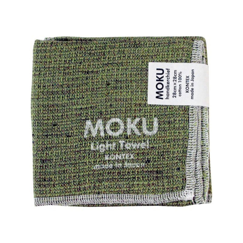 MOKU ライトタオル ハンカチ グリーン