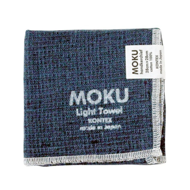 MOKU ライトタオル ハンカチ ネイビー