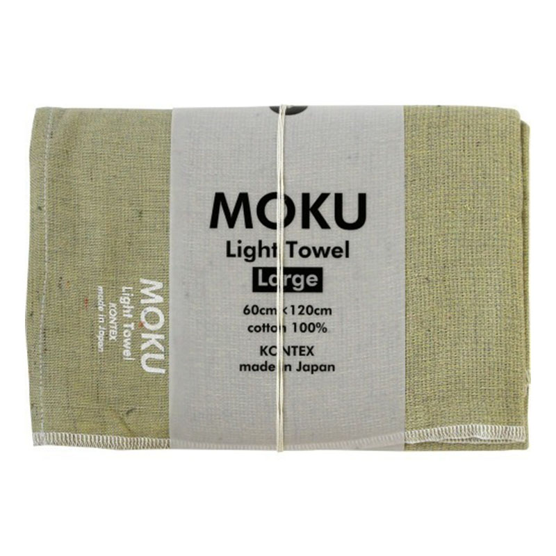 MOKU ライトタオル Lサイズ カーキ