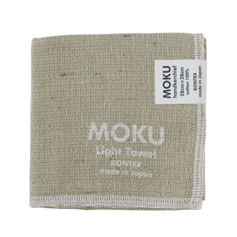 MOKU ライトタオル ハンカチ カーキ