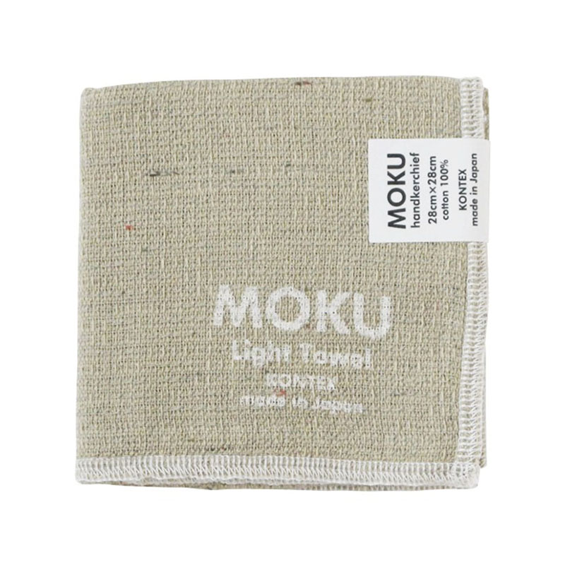 MOKU ライトタオル ハンカチ アーモンド