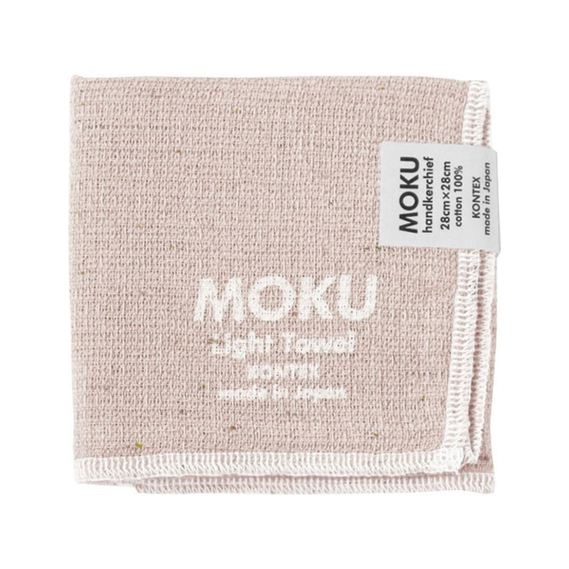 MOKU ライトタオル ハンカチ ベビーピンク