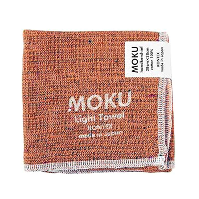 MOKU ライトタオル ハンカチ オレンジ