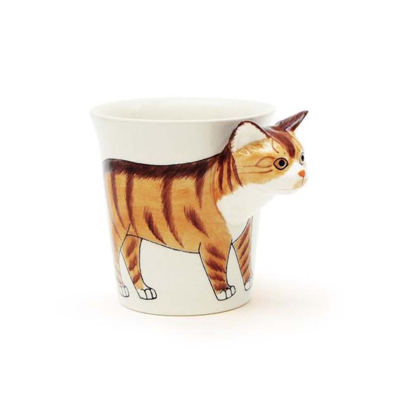 MEELARP CERAMIC ミーラープ セラミック アニマルマグ オレンジタビー