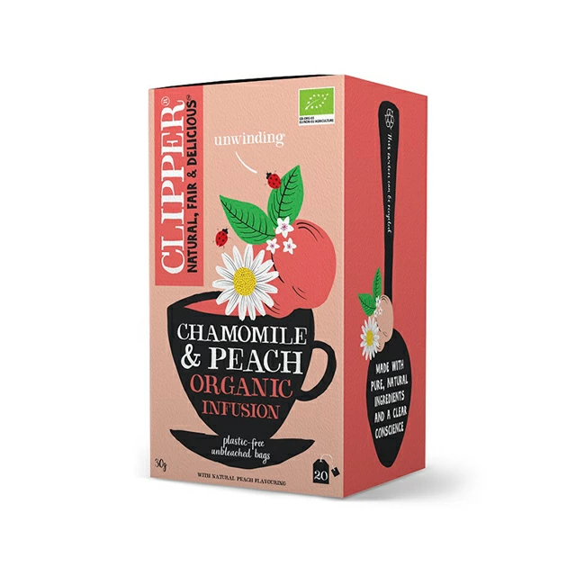 CLIPPER オーガニックカモミール&ピーチ 20P