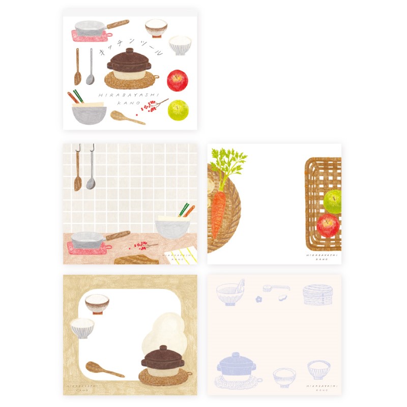 平林香乃  ブロックメモ / キッチンツール