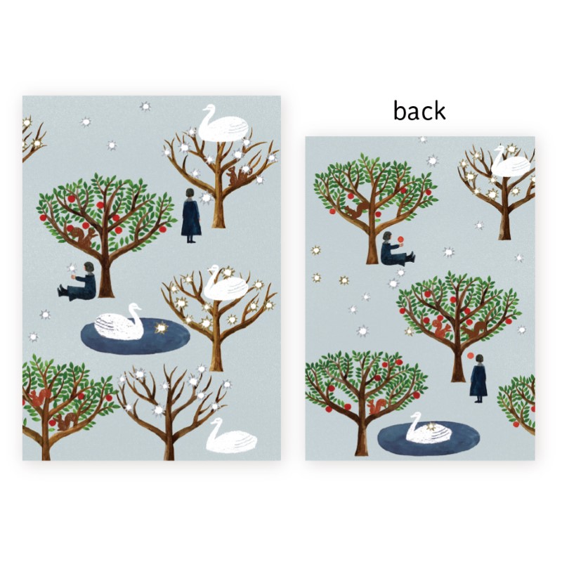 西淑  スタンプノート / swan forest