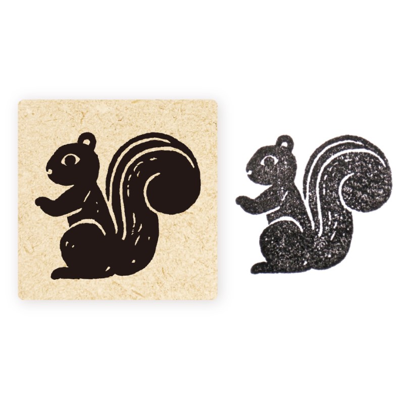 西淑  スタンプ / squirrel