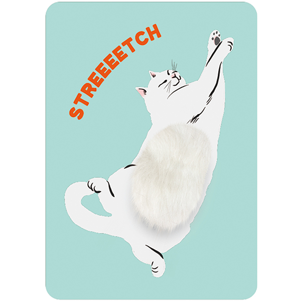 なでなでポストカード シロ