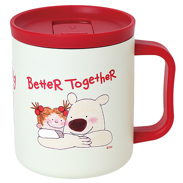 ココちゃん フタ付きステンレスマグ 400ml