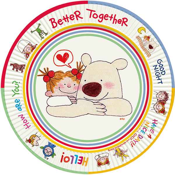 ココちゃん メラミンプレート ココちゃん＆ポール