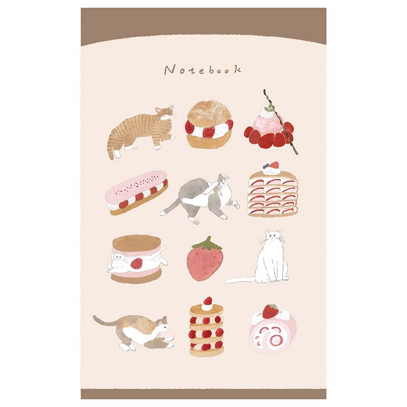 トビマツショウイチロウ スリムノート / いちごスイーツ