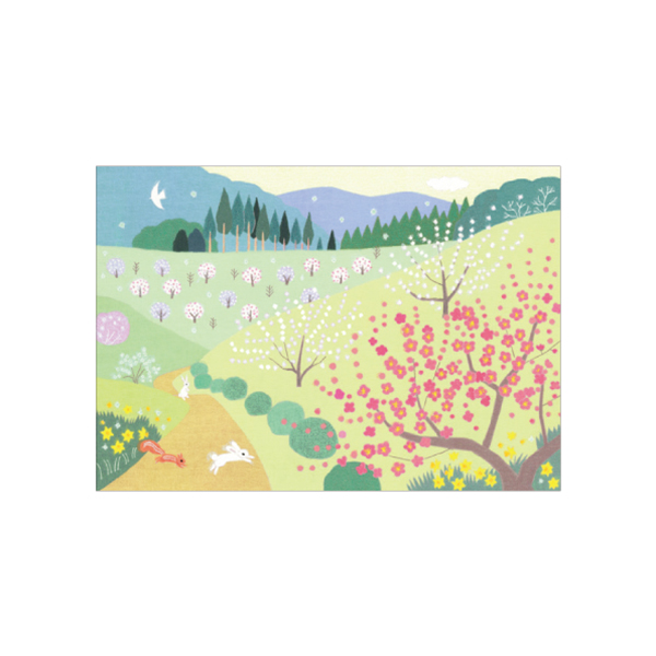 Mimo Hirai ポストカード 5枚組 早春 梅便り/WM-0643