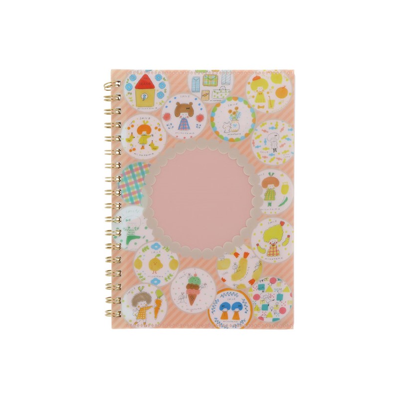 mizutama ポケットリングノート/P(ピンク)