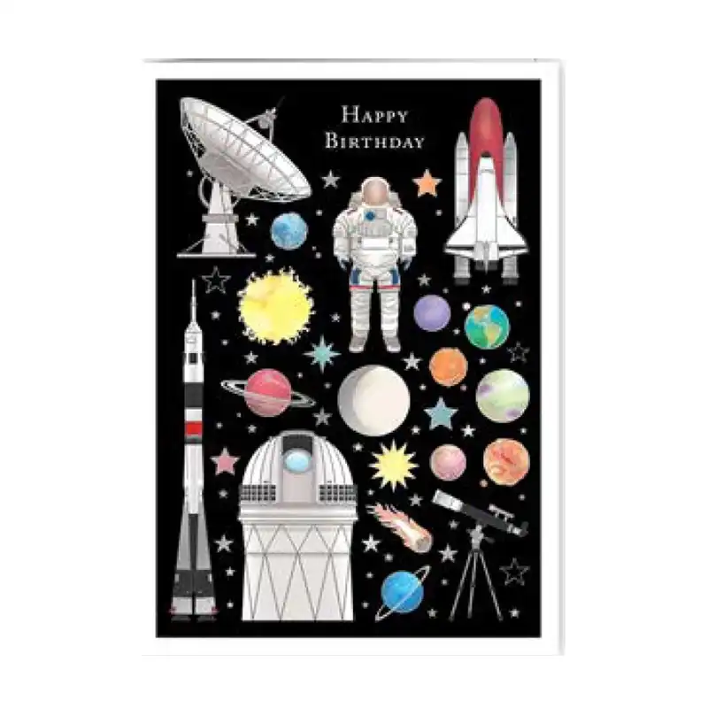 QUIRE オランダ製 グリーディングカード/SPACE