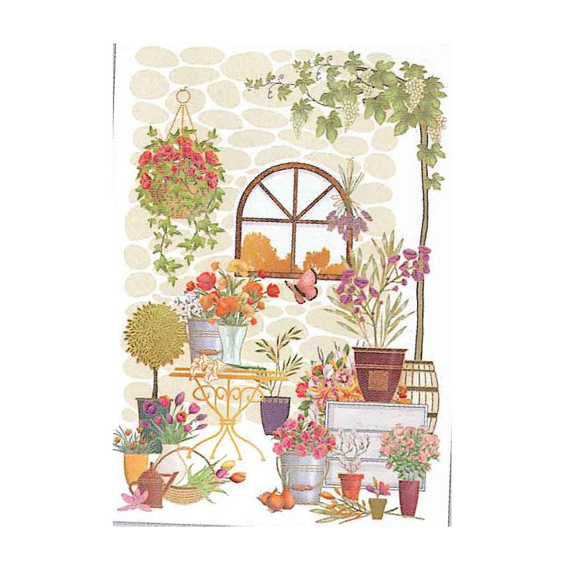 QUIRE オランダ製 グリーディングカード/Flower pot