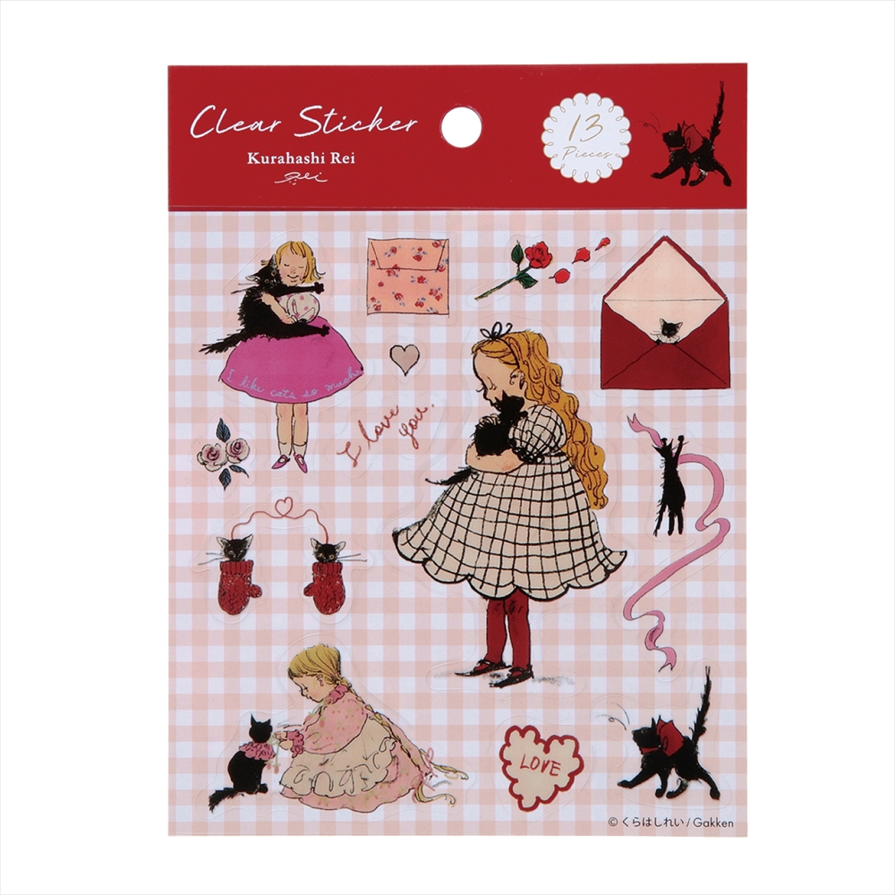 くらはしれい 透明シール/だいすき