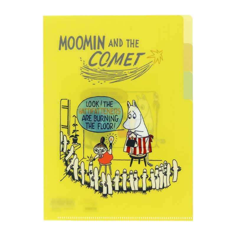MOOMIN  クリアファイルA5 3P MU26SS/YE