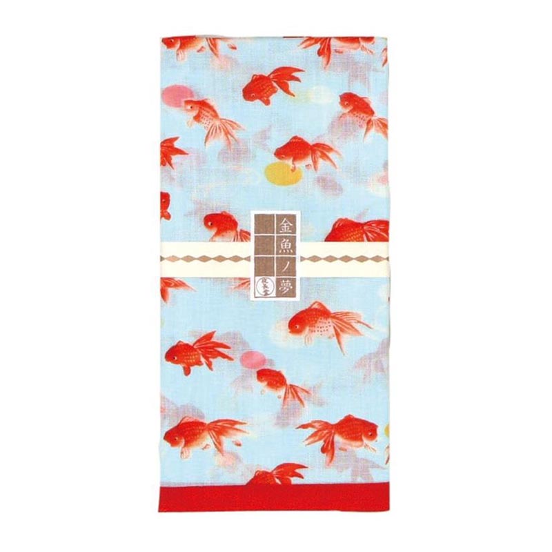夜長堂ハンカチ　金魚ノ夢