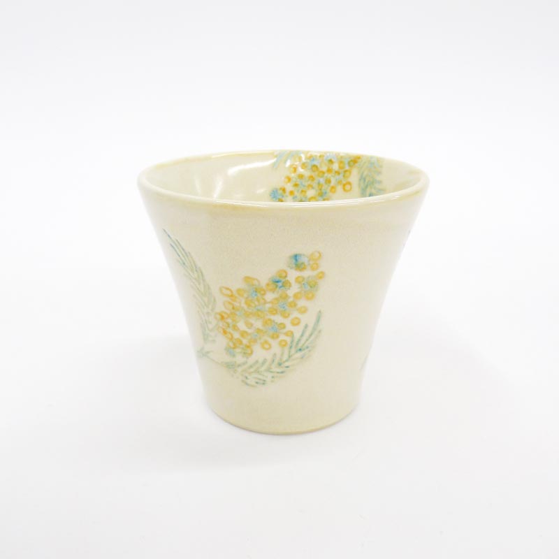 勲山窯-KUNZANGAMA- ミモザ 反カップ