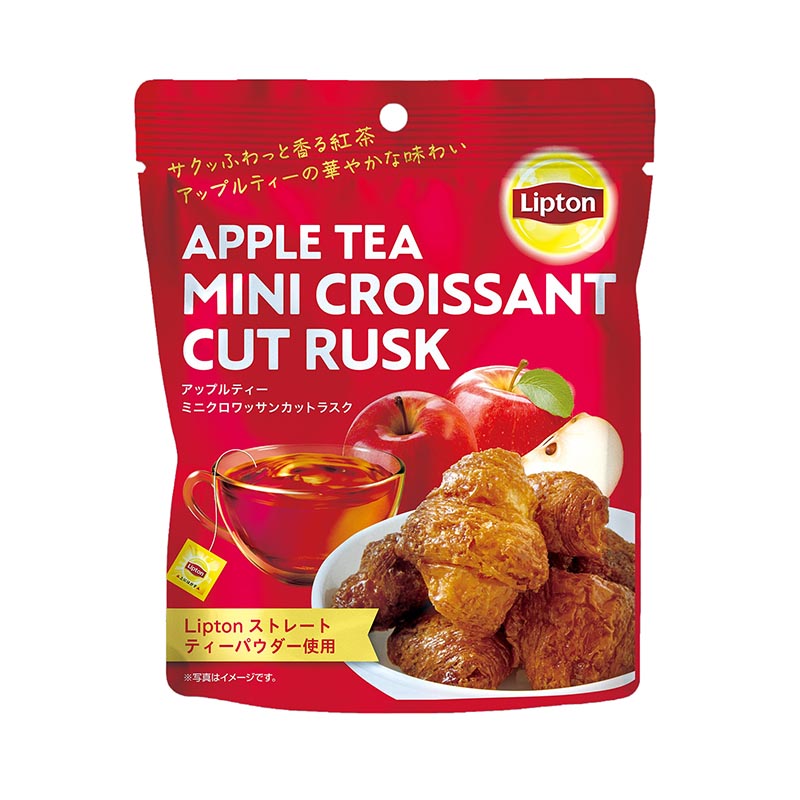 Lipton アップルティー ミニクロワッサンカットラスク